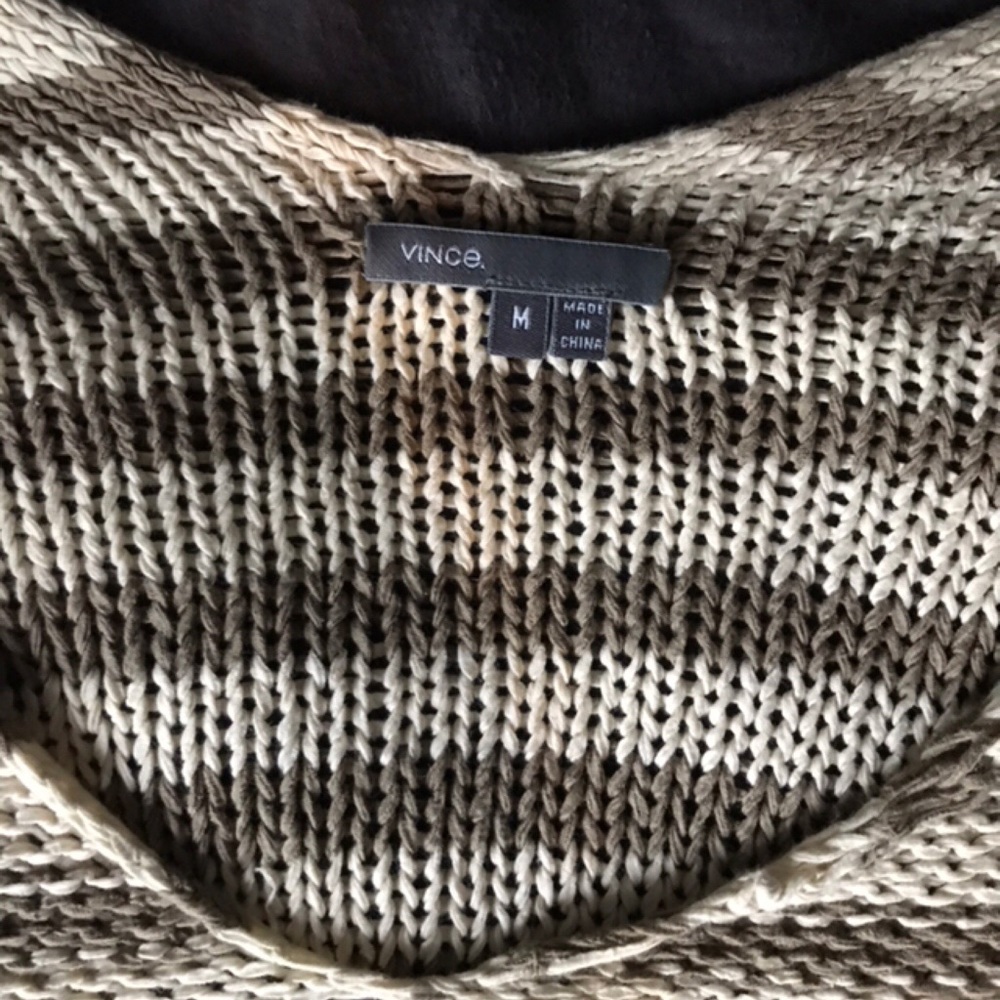 Vince woven sweater M but fits like XL